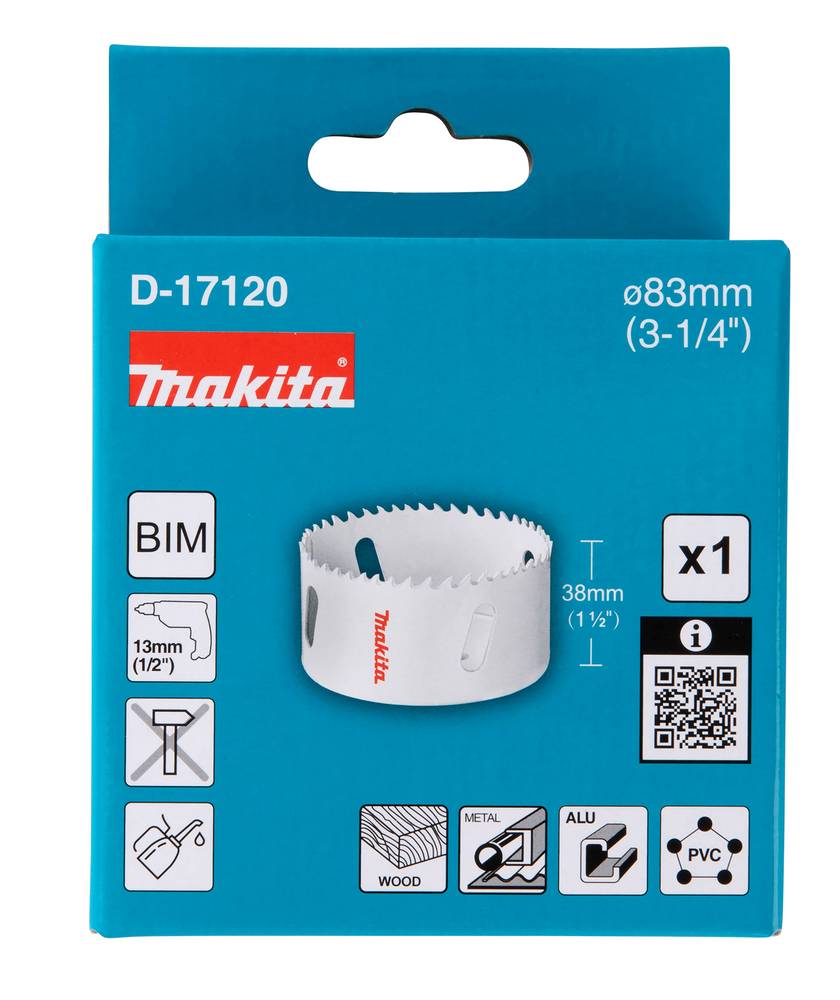 BROCA CORONA BIMETAL 83MM D-17120