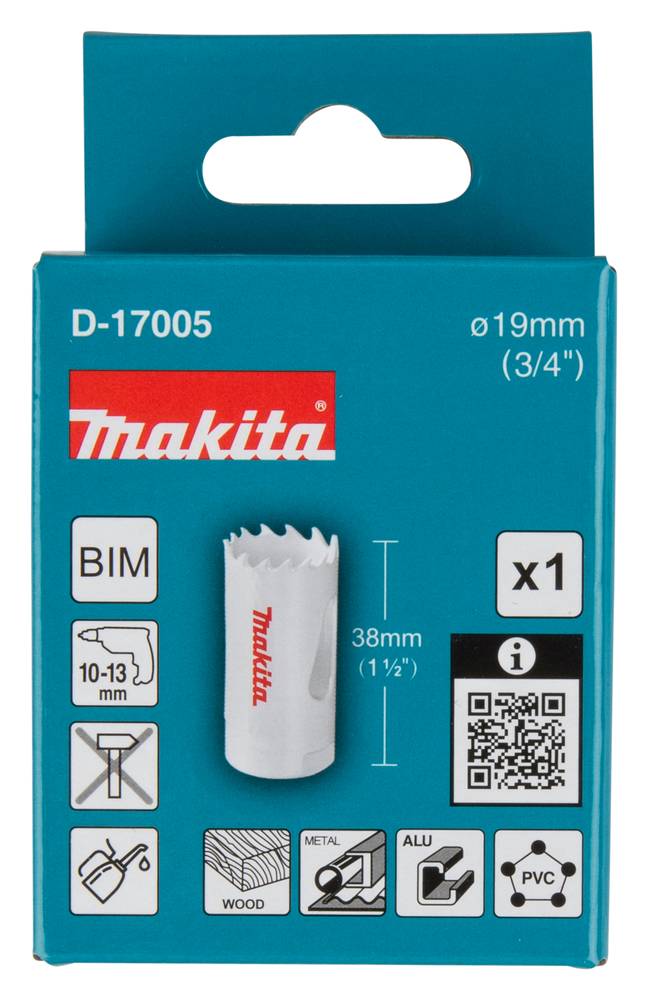 BROCA CORONA BIMETAL 19MM D-17005
